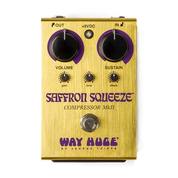 

Whe103 way huge saffron squeeze compressor effect pedal, Dunlop