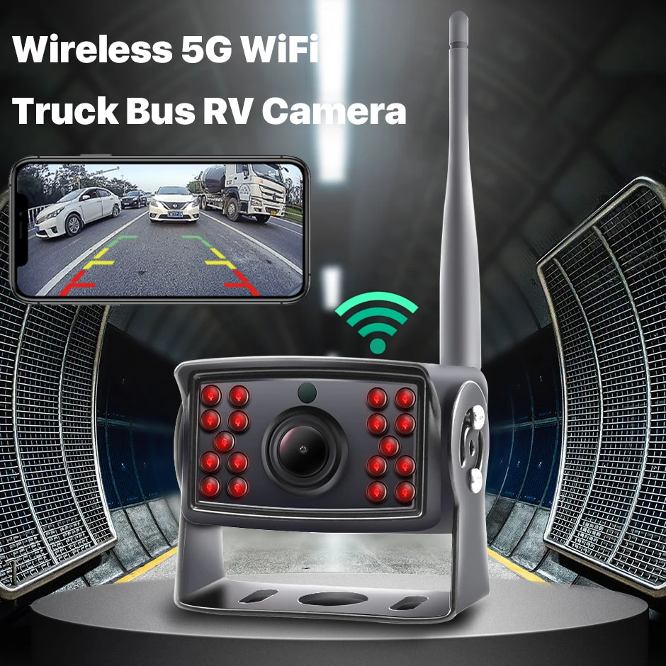 WiFi Car Wireless Backup Camera, GreenYi 5G 720P HD Car License