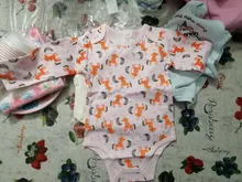 Girl Bodysuit Long-Sleeve Newborn Baby-Girls 0-24-Months Toddler Boys Cotton 6pcs/Lot