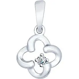 

Sokolov pendant with 1 cubic zirconia Silver