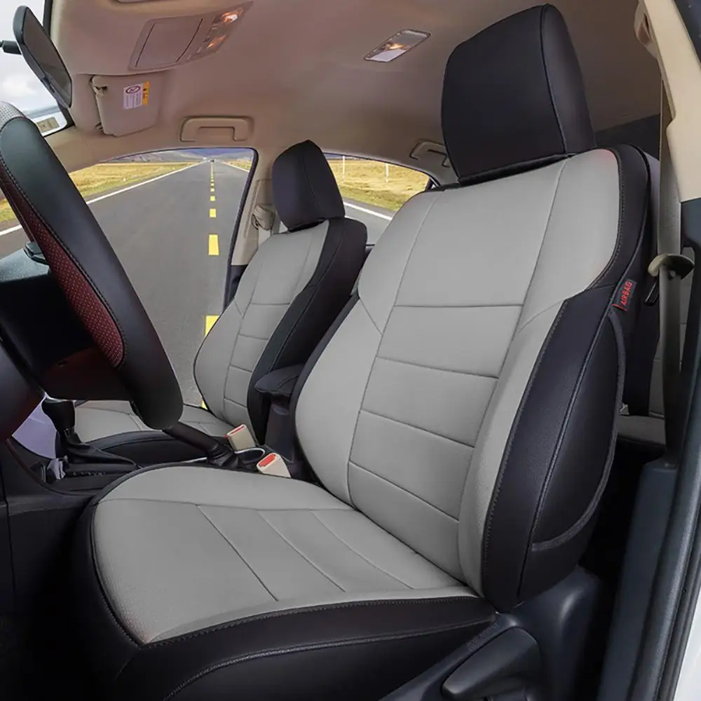 2013 to 2018 Non LE EKR 2013- RAV4 кожаный полный набор чехлов для сидений автомобиля на выбор Toyota RAV4 2013 - Название цвета: 2013 to 2018 Non LE