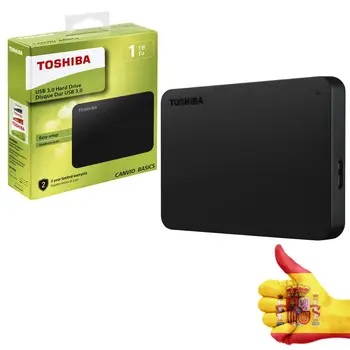 

HARD external TOSHIBA CANVIO BASICS (new)-2.5 "/6.35CM - 1TB - USB 3.0 - MAX transfer 5GBPS-USB power supply-NE