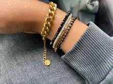 Collar de cadena de acero inoxidable con textura de Metal para mujer, cadena de eslabones cubanos, Gargantilla, regalo de fiesta, 2021