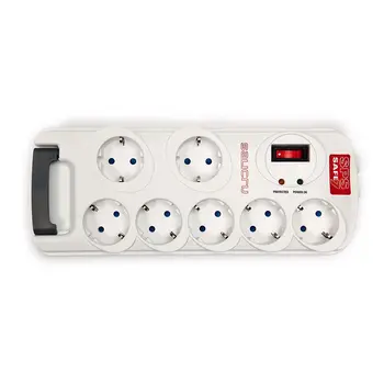 

Salicru SPS SAFE 7 Power Strip with Protection 7 Sockets White