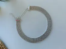 Lalynnly-gargantilla de cristal para mujer, collar elástico de boda con diamantes de imitación, accesorios de joyería N51701