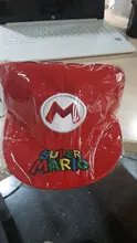 Gorra de baseball con bordado de Mario para niñas, informal, cosplay, hip hop, para viajar al aire libre