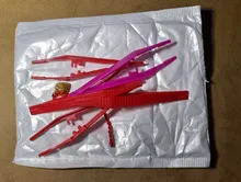 5 unids/set niños seguridad cuentas de plástico pinzas para rompecabezas de modelo Kits de construcción de los niños juguetes de bricolaje arte accesorios de artesanía herramientas