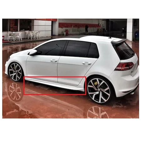 Vw Golf .5用サイドスカート,エアロスタイル,追加のプラスチック