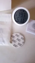 Tuya ZigBee-Sensor inteligente de temperatura del hogar y humedad, dispositivo con pantalla LED que funciona con asistente de Google y Tuya Zigbee Hub
