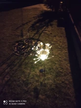 Solar Powered Outdoor Grass Globe Dandelion Lamp 90/120/150 LED For Garden Lawn Lawn