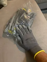 Guantes de trabajo antiestáticos de algodón para hombre o mujer, 12 pares, de nailon sintético, ESD, electrónicos, de seguridad, Industriales