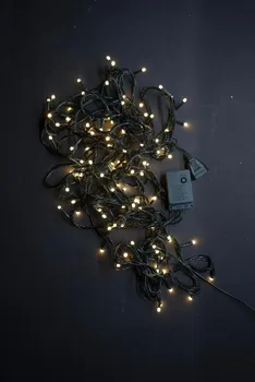 

Garland strand holiday for indoor decoration, 9 m, ac220v, cord clear color, 100 diode тёплого white color