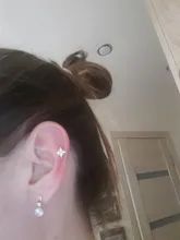 Pendientes de Clip de hoja de oro para mujer, sin Piercing, Puck Rock, Vintage, cristal, estrella, joya para oreja, regalos de joyería para niña