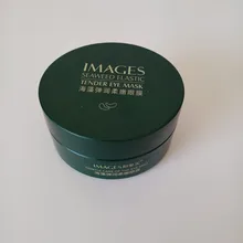 Oro/colágeno alga máscara Natural hidratante Gel parches eliminar Círculos oscuros Anti edad bolsa arrugas de los ojos de cuidado de la piel 60 uds