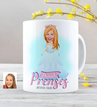 

Personalized Cotton Princess Caricature Of Mug cup-4