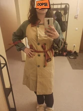 Patchwork Coat Windbreaker Light-Weight Women Long-Section New Casual Lady's