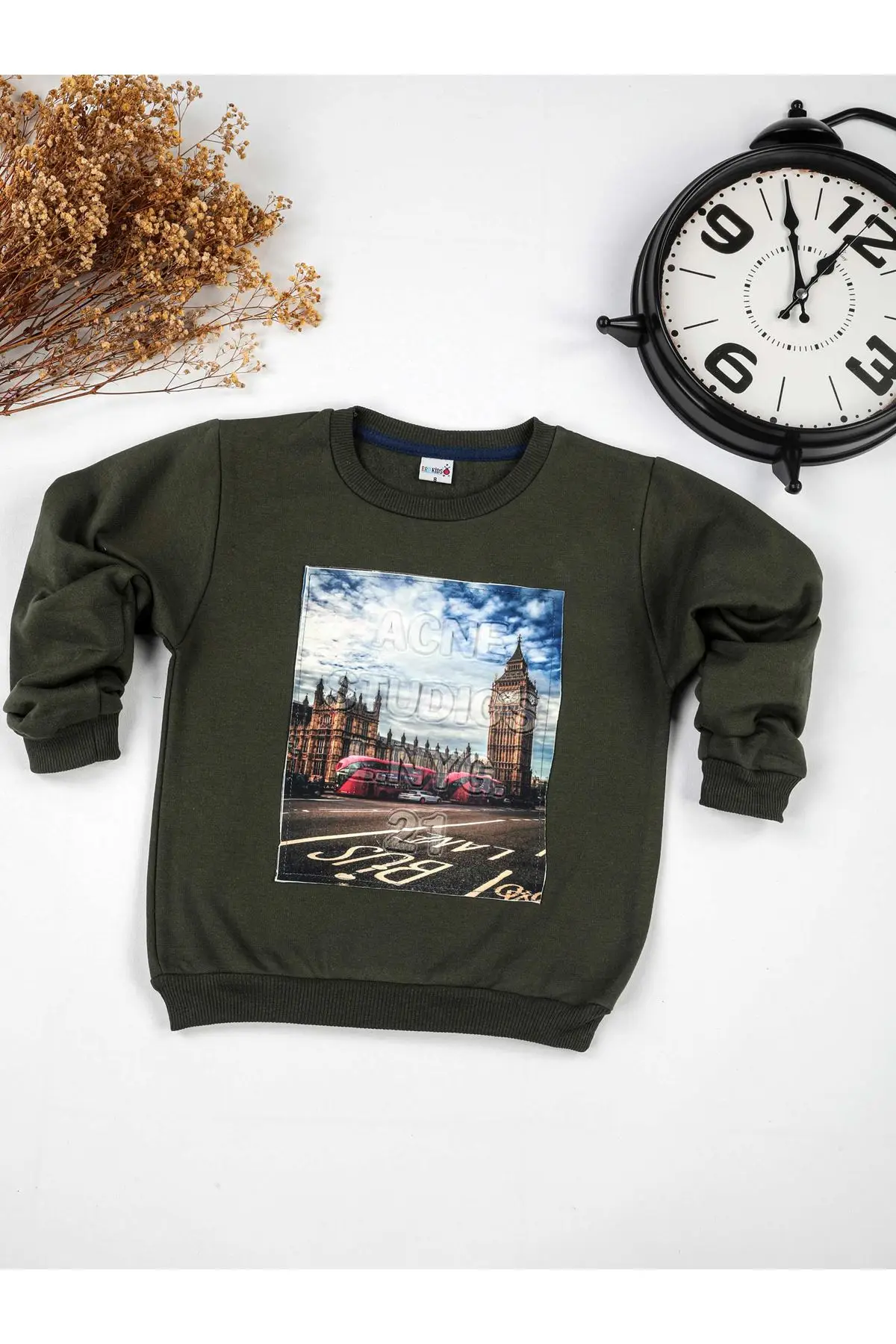 

Khaki Seasonal Male Child Sweatshirt