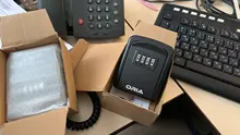 ORIA-caja de contraseña para llaves, decoración para llaves, caja de almacenamiento de llaves, caja de contraseña montada en la pared, llave exterior, cerradura para caja de seguridad