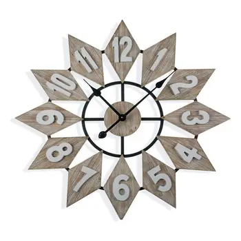 

Wall Clock MDF Wood (5 x 70 x 70 cm)