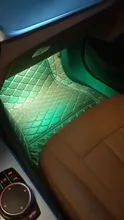 Light Ambient-Lamp Decoration Led-Strip Music-Control Car-Foot LEEPEE RGB 24/36/48