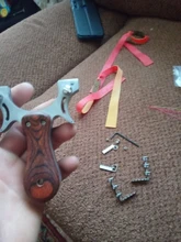 Tirachinas láser con banda de goma de alta precisión, potente Catapulta de tiro de 98K para juego de caza al aire libre