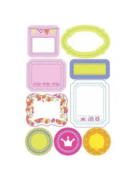 

SCRAPBOOKING STICKERS TO DECORATE 9 STICKERS IN EACH PACK GIRL