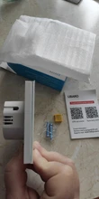 UBARO-Interruptor táctil con Panel de cristal blanco, pulsador estándar europeo de luz Ac230v, 1 Banda, Control único, lámpara de pared