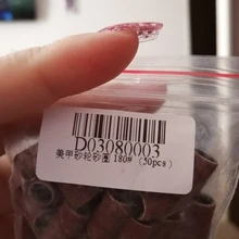 Ladymisty-Bandas de limado de manicura, accesorios para máquina de clavos eléctrica, brocas, removedor de Gel de uñas, 80/120/180 pulgadas, 50 Uds.