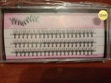 Pestañas de racimo de 60 clústeres/caja, pestañas de extensión de pestañas individuales gruesas bunches maquillaje profesional pestañas postizas