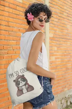 

Angemiel Bag I Am So Cool Panda Cloth Backpack