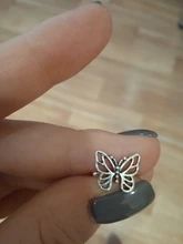 MENGJIQIAO-Clips de Metal con forma de mariposa para mujeres y niñas, joyería de oreja de cartílago falsa, sin Piercing