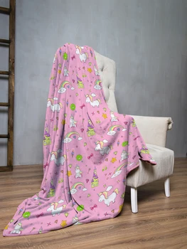 

Plaid fleece Pony for children