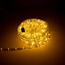 TUBO LUMINOSO IMPERMEABILE BIANCO CALDO 20 M LED ESTERNO LUCI DI NATALE