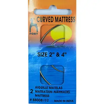 

88008/02 needles craft curved for furniture upholstery No. 2, 4, 2 PCs pony