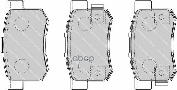 Колодки Тормозные Honda Accord 90-/Civic 97-/Cr-V Ii/Fr-V/Prelude 92-00 Задние Ferodo Fdb1679 Ferodo арт. FDB1679