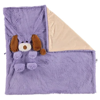 

ebebek Necoplush Dog 2D Plush Baby Blanket Purple 75x75 cm