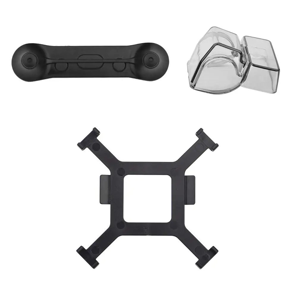 Темно-серый DJI Spark комплекты аксессуаров, карданный держатель Крышка объектива камеры, крепление пропеллера кронштейн и джойстик защита - Цвет: Темно-серый