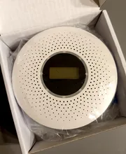 Detector de humo combinado, Detector de monóxido de carbono con pantalla, con batería, Sensor de alarma