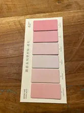 Juego de 6 colores bonitos, novedad, notas recordatorias adhesivas, pegatinas de índice, marcador de página, pegatina de bandera, suministros de papelería de oficina escolar