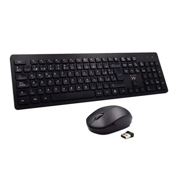 Клавиатура и беспроводная мышь EW3256 Ewent 2,4 GHz Black