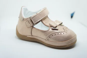 

2020 Special Orthopedic First Step Leather Shoes for Girls Casual Glitter Children Handmade Pink