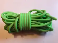 Tubo de látex Natural para exteriores, banda elástica de reemplazo de catapultas, Honda de goma, 5mm x 5/10m, envío gratis