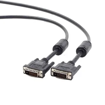 

Cable DVI-D dual link gembird/cablexpert cc-dvi2-6c (1.8 m, 25 m/25 m, screen, ferrite bead. Rings, package) (cc-dvi2-6c)