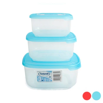 

Set of 3 lunch boxes Tontarelli (1 - 1,5 - 2,5 L)
