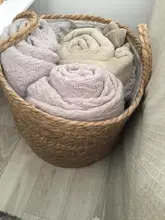 Storage-Basket Planter Crafts-Decoration Straw Rattan Handmade Living-Room Nordic Indoor