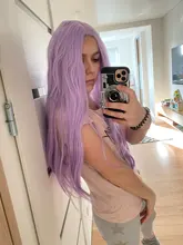 Is a wig-peluca sintética de Color rubio para mujer, pelucas Bob cortas y rectas de 613 colores, pelo negro natural de uso diario