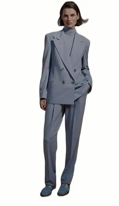2021 Ladies Suit Blazer Spring Summer Women Suits Office Wear Female Work Wear Office Suit Party Suits Two Pieces(Jacket+Pants)
