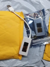 Amperímetro de cola blanca de KCX-017 con pantalla LCD, medidor de Monitor de capacidad de corriente de voltaje Mini USB, Detector de 3V-7V, medidor de corriente móvil