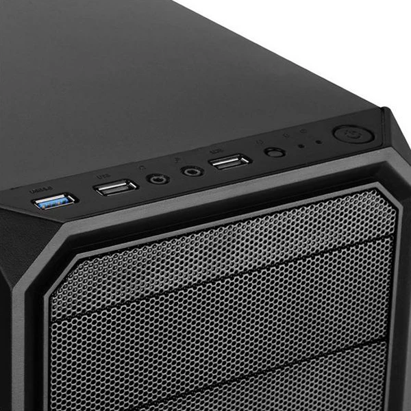 Корпус ATX Mini-tower с кардридером NOX NXCBAYMX2 черный