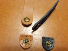 THINKTHENDO-Bolso de cuero hecho a mano con hebilla, hebillas para bolso de bricolaje, 6 colores